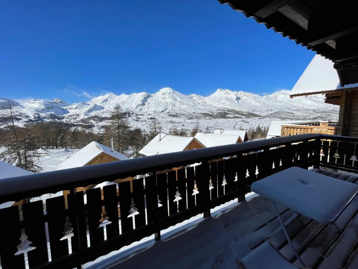 Chalet Aneloup Vue D'Exception A La Joue Du Loup Saint-Étienne-en-Dévoluy Εξωτερικό φωτογραφία